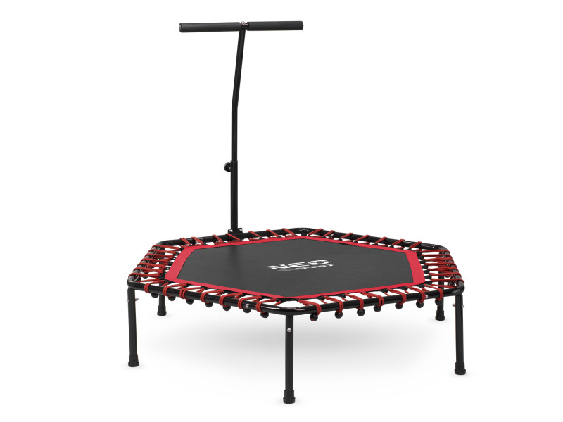 Trampolina fitness z uchwytem Neo-Sport NS-104 czerwona
