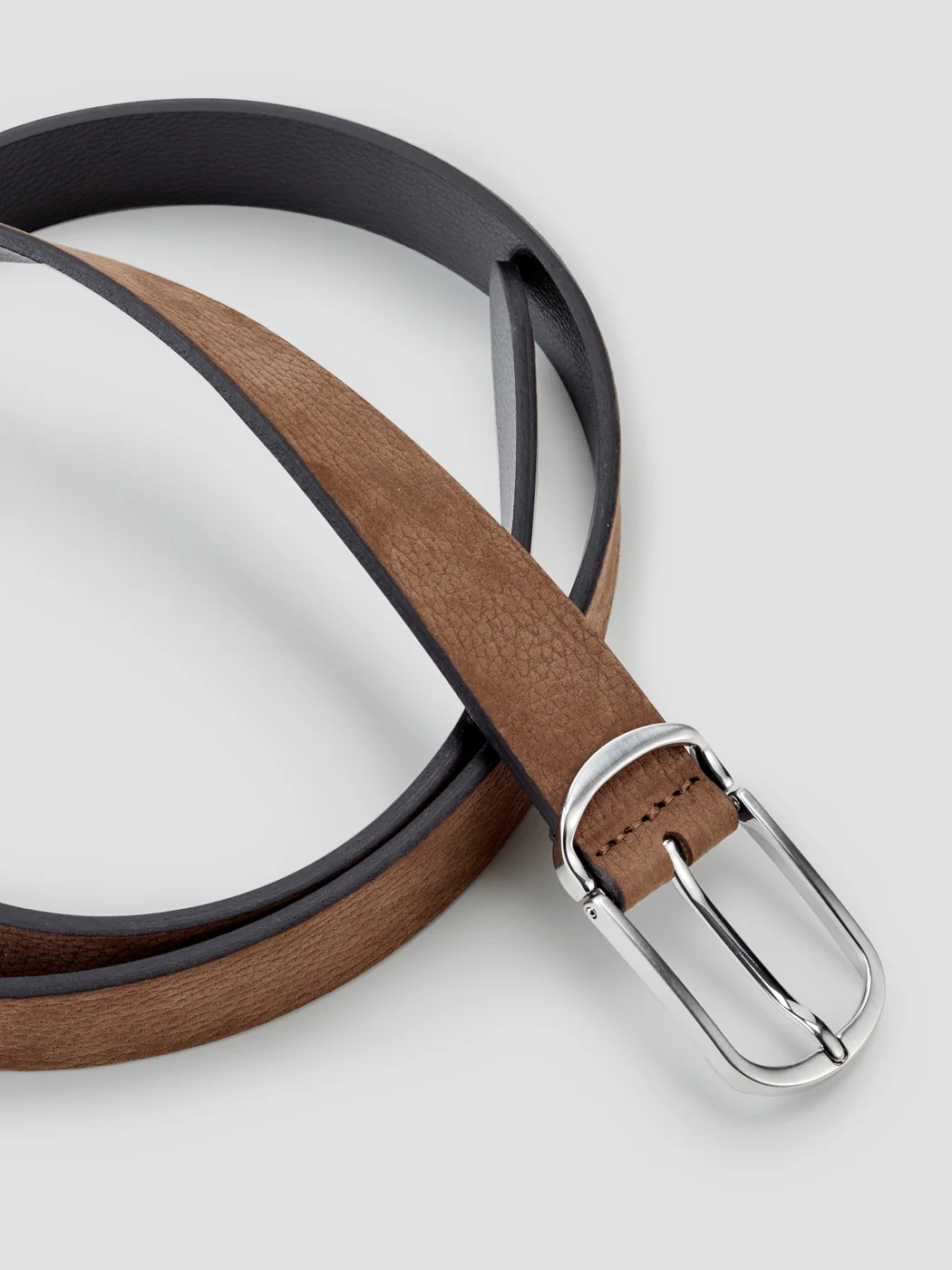 Ceinture en cuir grainé