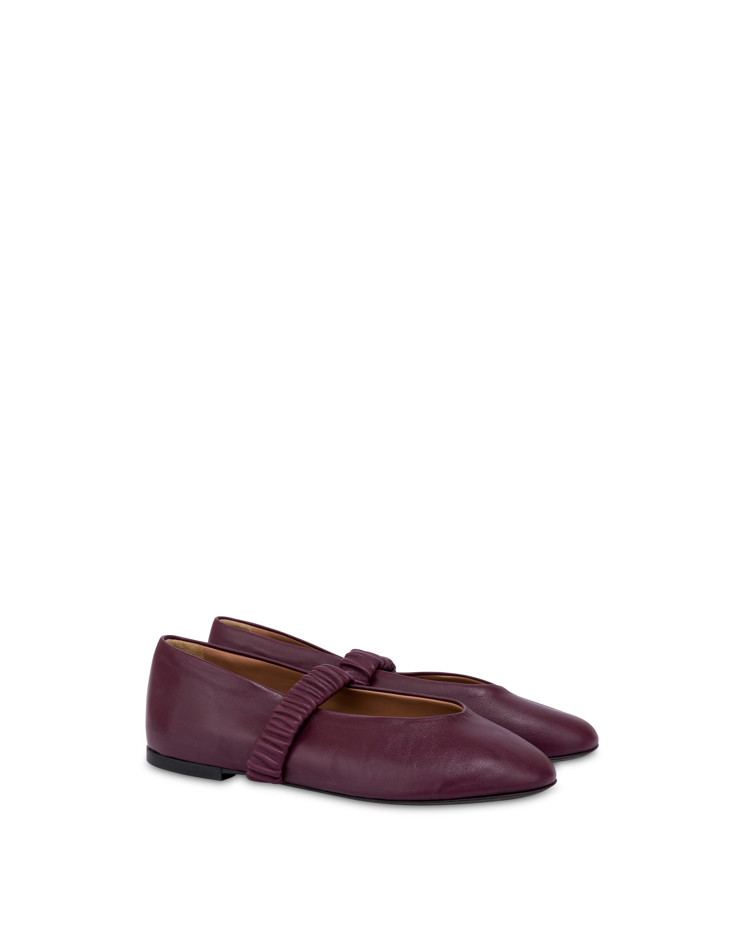 Ballerina Ballet In Nappa Brunello