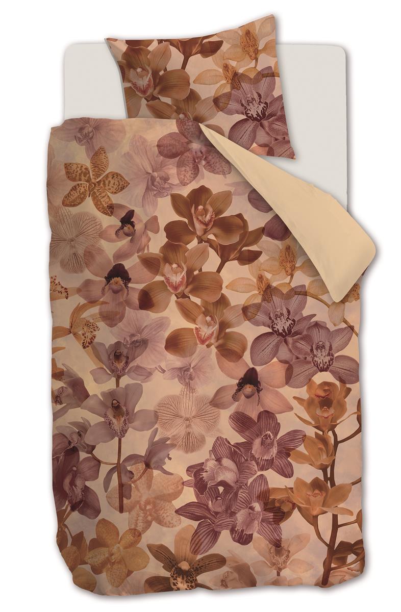 Beddinghouse Orchid dekbedovertrek - Eenpersoons - 140x200/220 cm - Steenrood