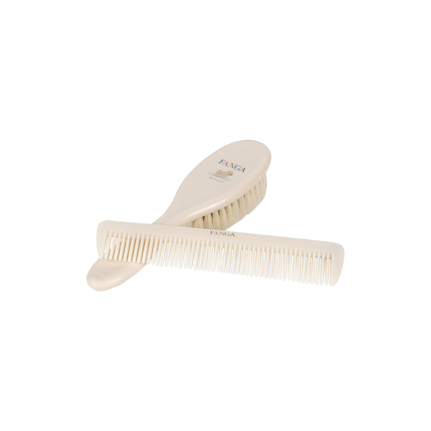 Baby Hairbrush Set, beige
