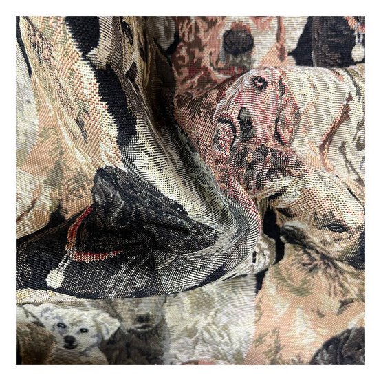Dogs Tapestry Fabric by the Metre