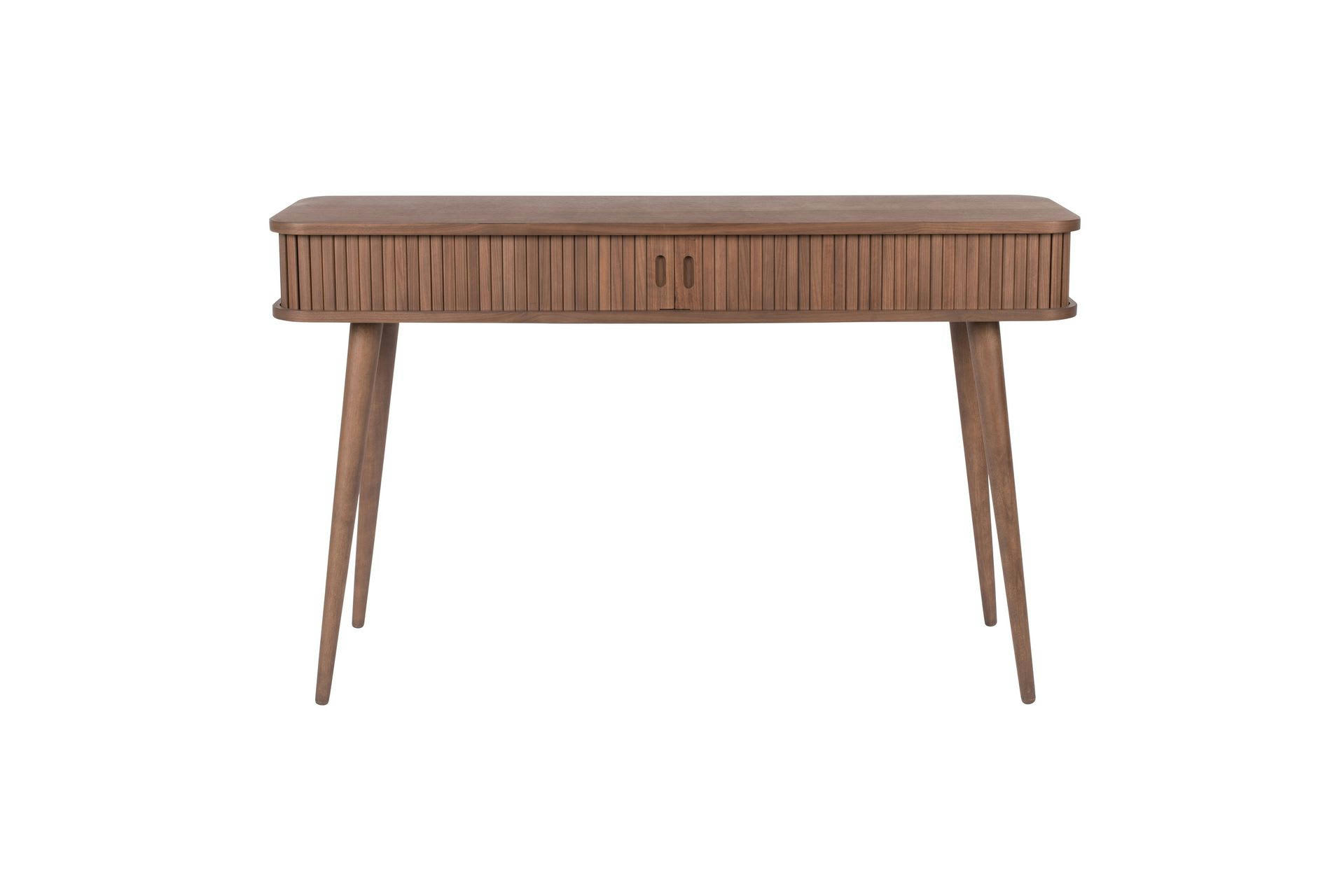 BARBIER - Console en noyer marron