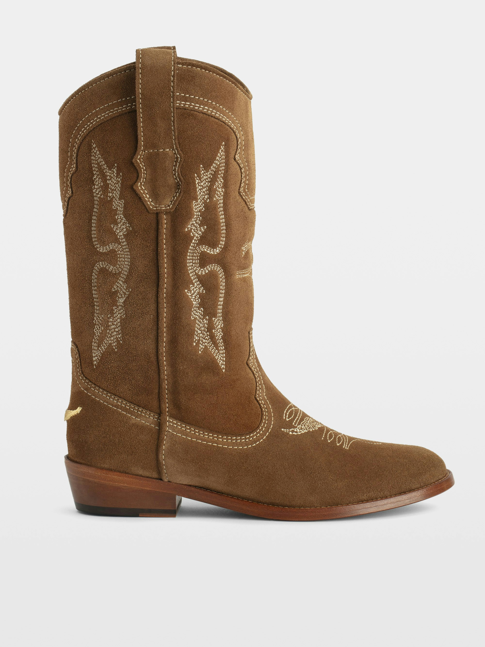 Bottes Tex Western Suède