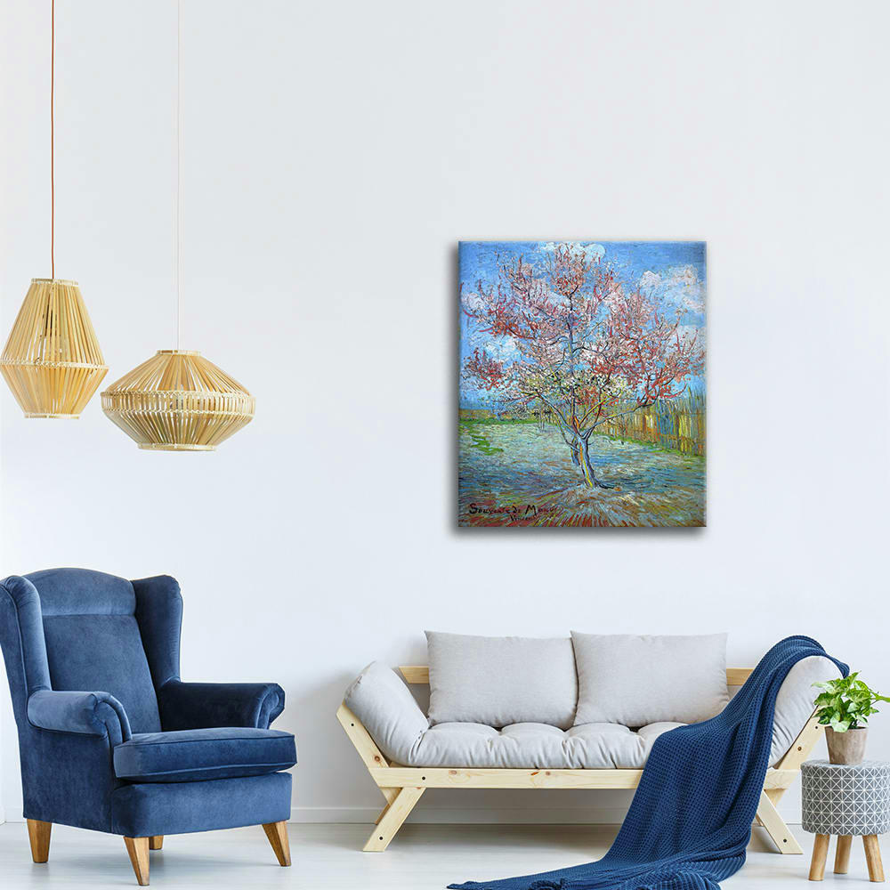 - Tableau - Pêchers en Fleurs - Vincent Van Gogh 60x80cm