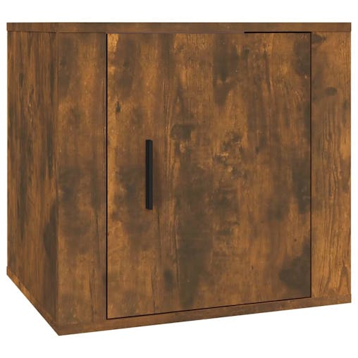 NNEVL Bedside Cabinets 2 pcs Smoked Oak 50x39x47 cm
