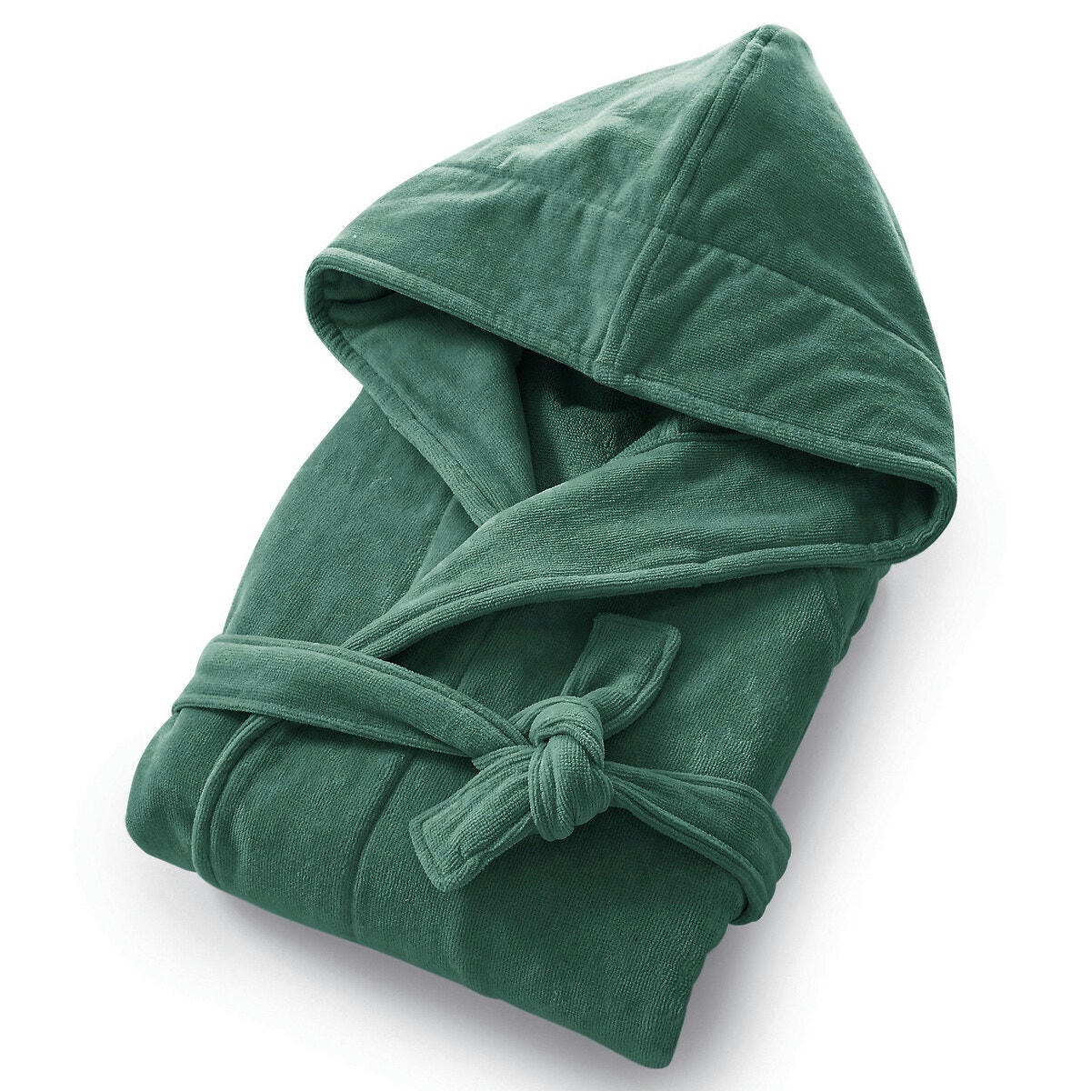 Peignoir capuche éponge velours 450 g/m2, Trizie