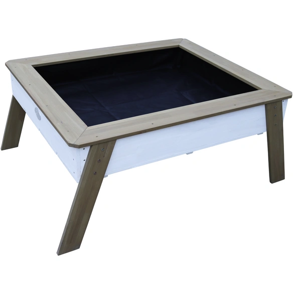Sandtisch, mit Hochbeet, BxHxL: 93,5 x 93,5 x 110 cm