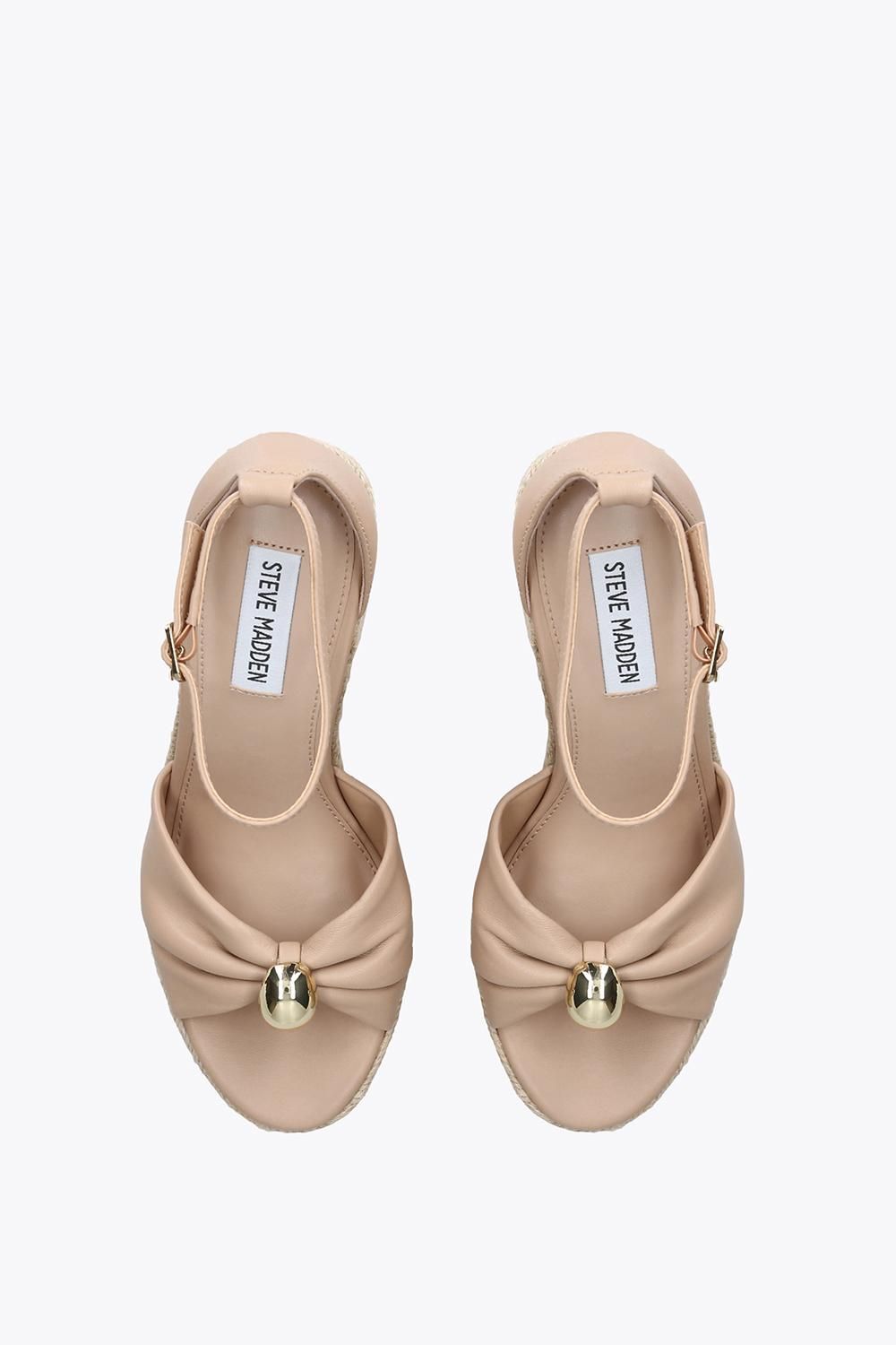 STEVE MADDEN Taliya Pale Pink' Leather Sandals