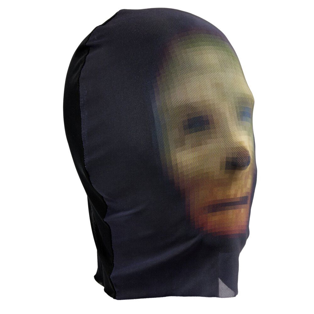Masque Halloween adulte cagoule imprimée visage effrayant (2 modèles)