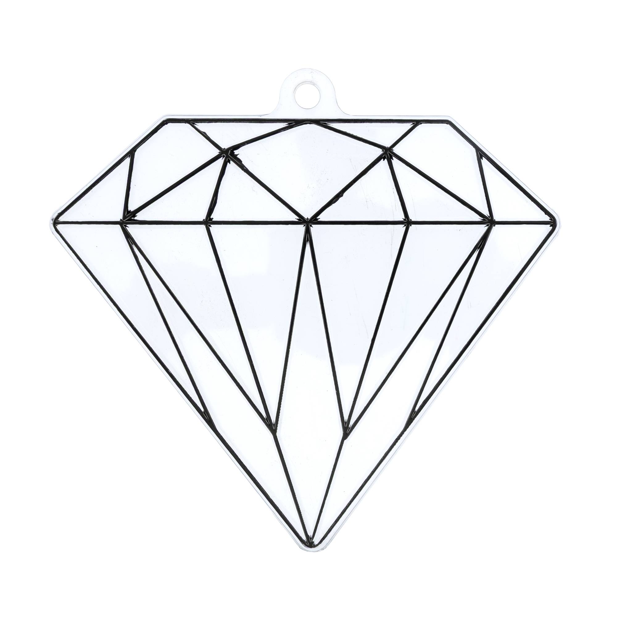 Diamond Plastic Suncatcher