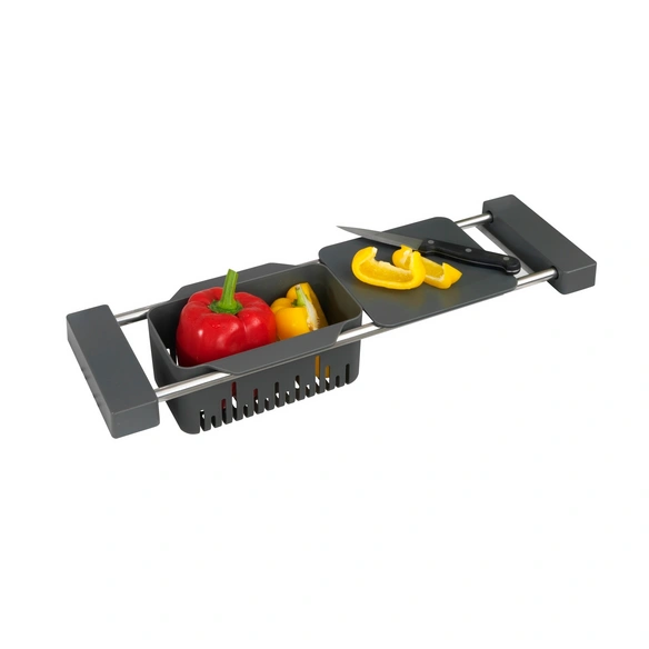 Spülen-Caddy, PVC/PU, grau