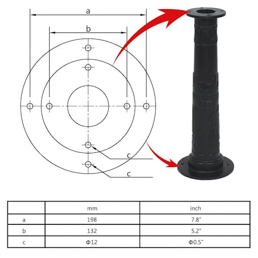 NNEVL Garden Water Pump with Stand Cast Iron