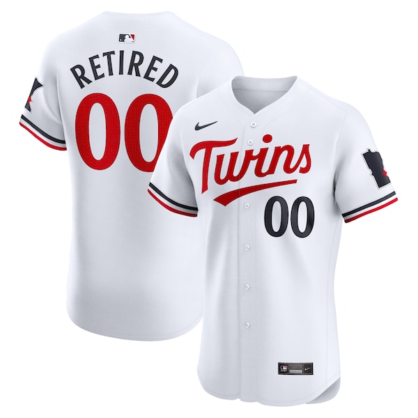 Minnesota Twins Nike Home Elite Pick-A-Player Retired Roster Jersey - White