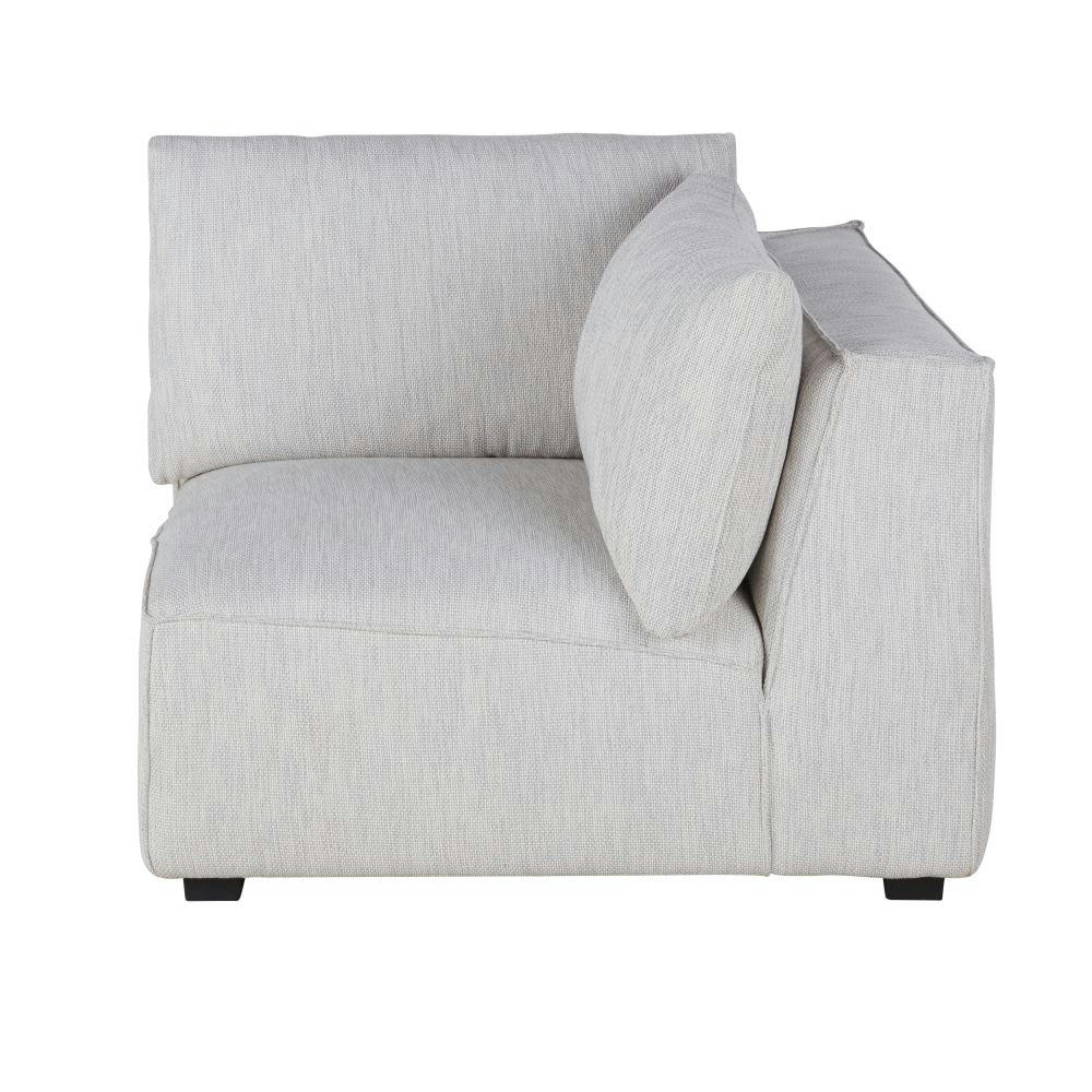 Falkor - Angle pour canapé modulable gris clair chiné