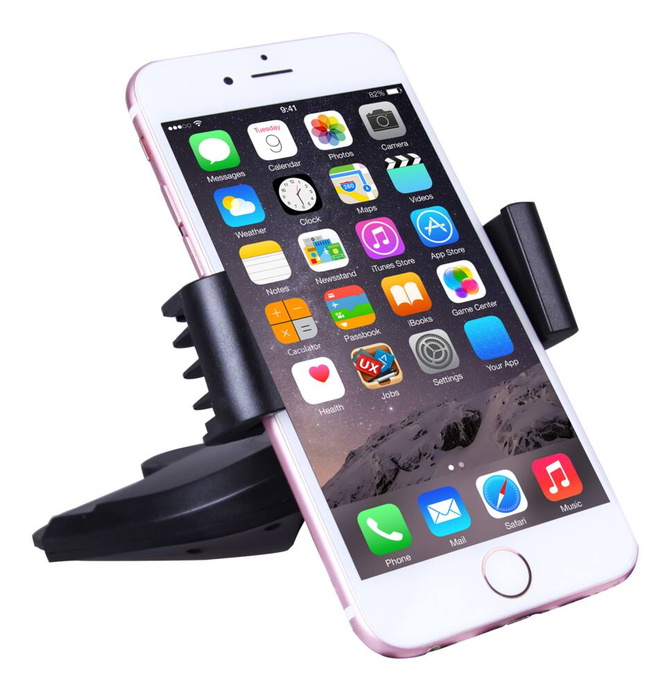 Bluehive CD Slot Phone Mount Compatible with All iPhone & Android Cell Phones, for Smartphone Mobile