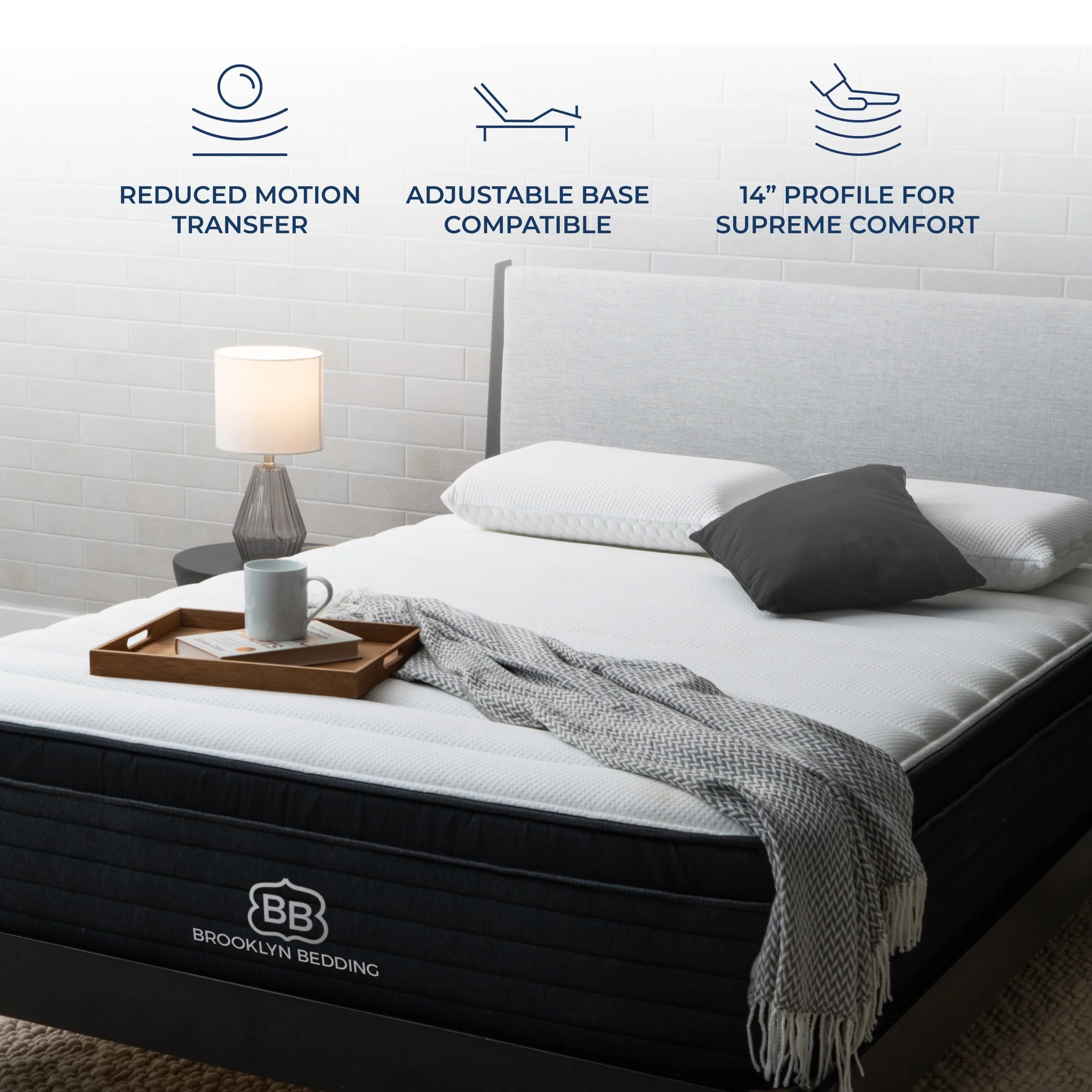 Brooklyn Bedding Select 14 Gel Memory Foam Hybrid Mattress