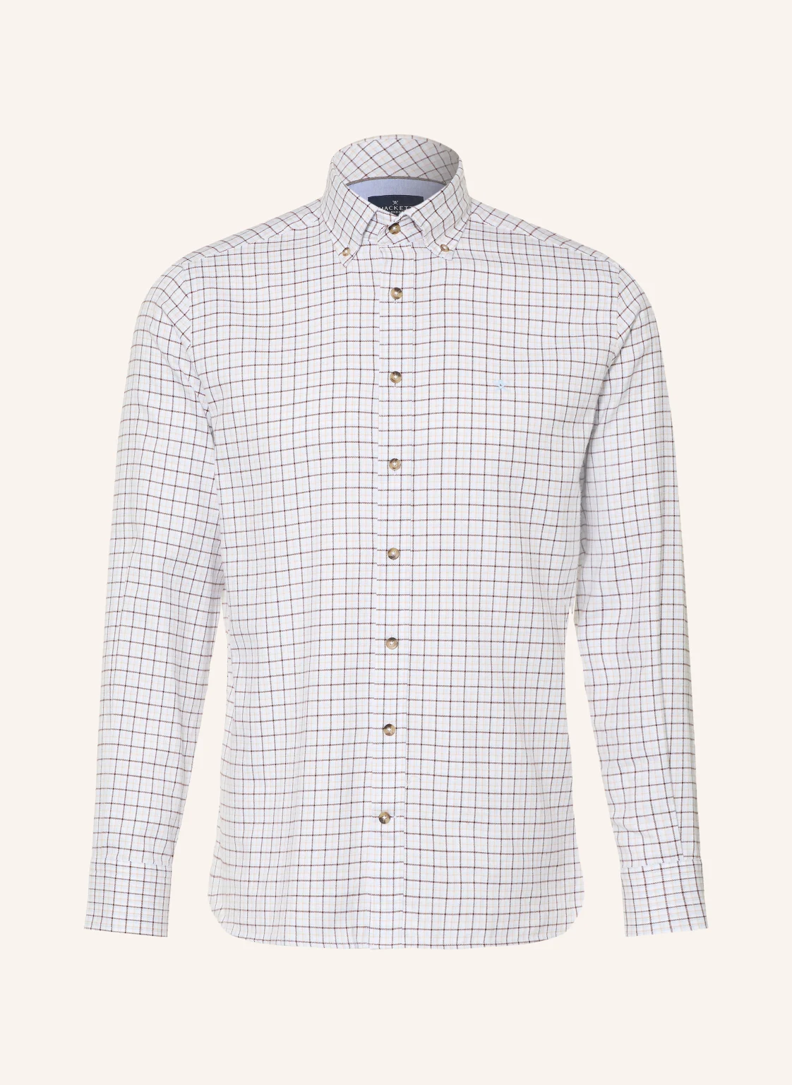 HACKETT LONDON Flanellhemd Tailored Fit