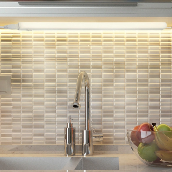 LED-Unterbauleuchte, Länge: 58,5 cm, 8 W, weiß