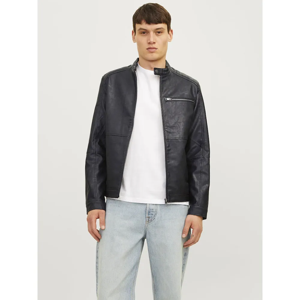 Jack & Jones Dylan Biker leather jacket
