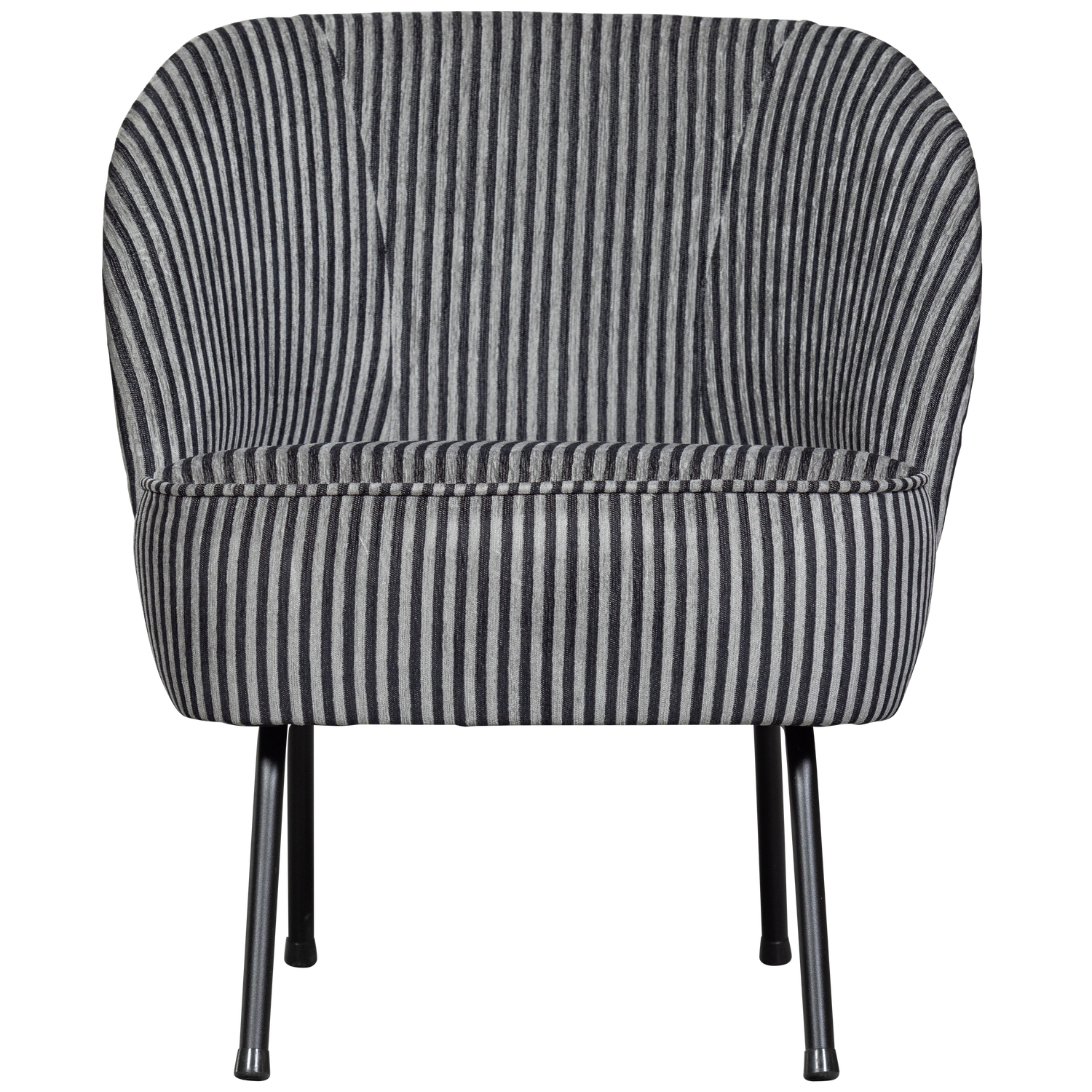 WOOOD fauteuil 3D Vogue - Streep - Midden Bruin