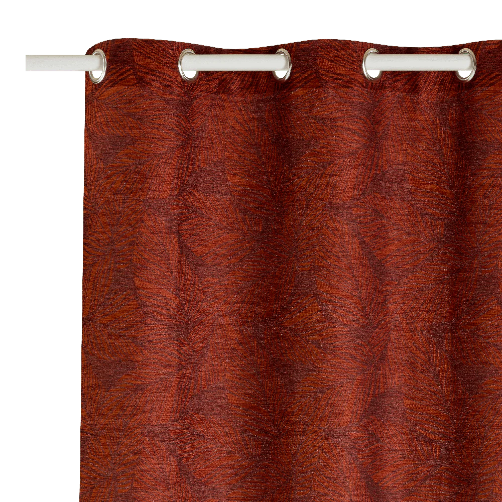 Rideau OJA coloris rouille 140 x 260 cm