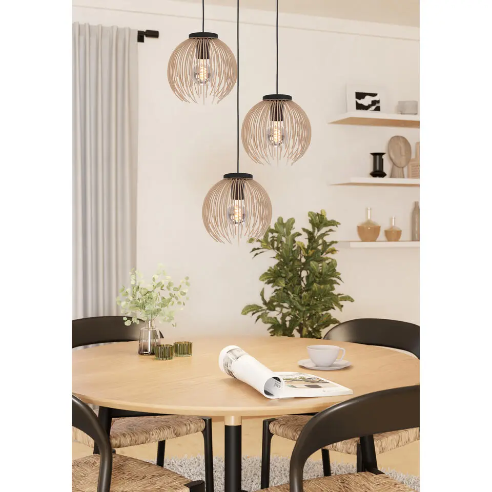 EGLOVenezuela-AHanglamp-E27-&Oslash;49.5cm-Zandkleur