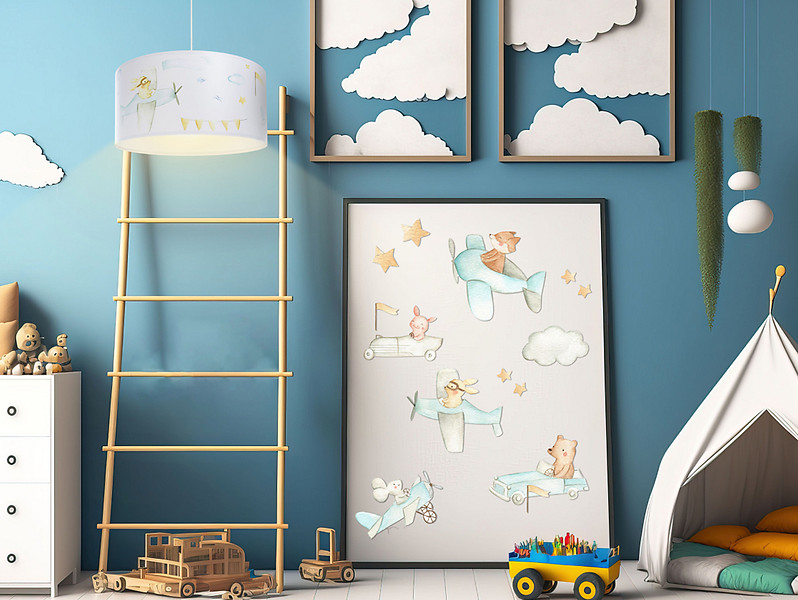Lampa wisząca dziecięca Sweet Dreams40 cm wielokolorowa