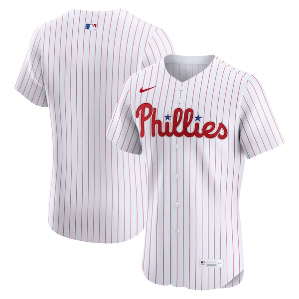 Philadelphia Phillies Nike Home Elite Jersey - White/Cream/Light Blue
