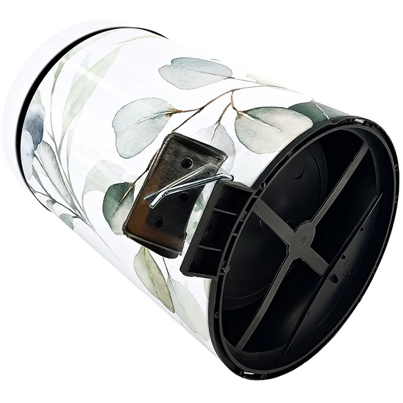 Kosmetikeimer »Eukalyptus«, 3,0L, Weiss, Rund