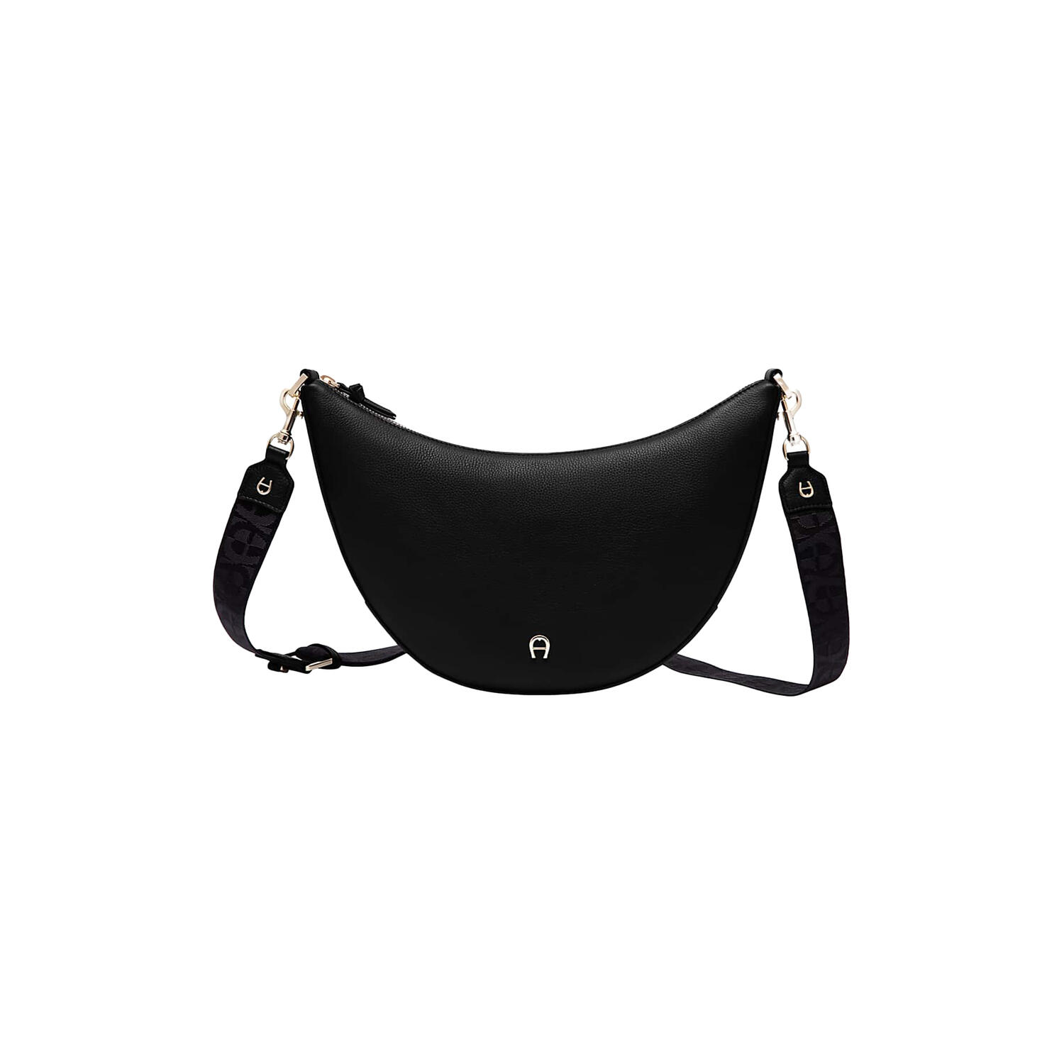 Zita Crossbody Bag M, black coloured