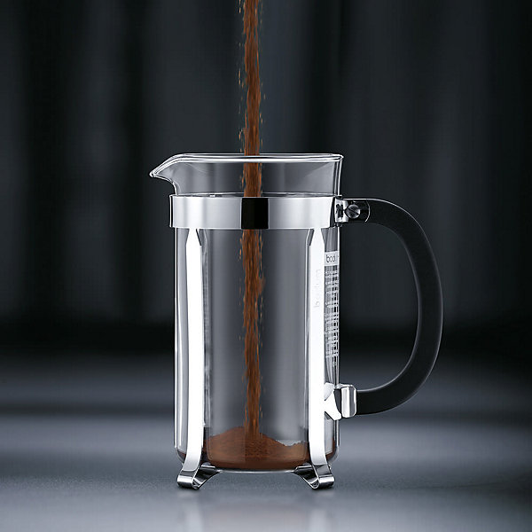 CHAMBORD - Cafetiere a piston BODUM , 4 tasses, 0.5 l, acier inox