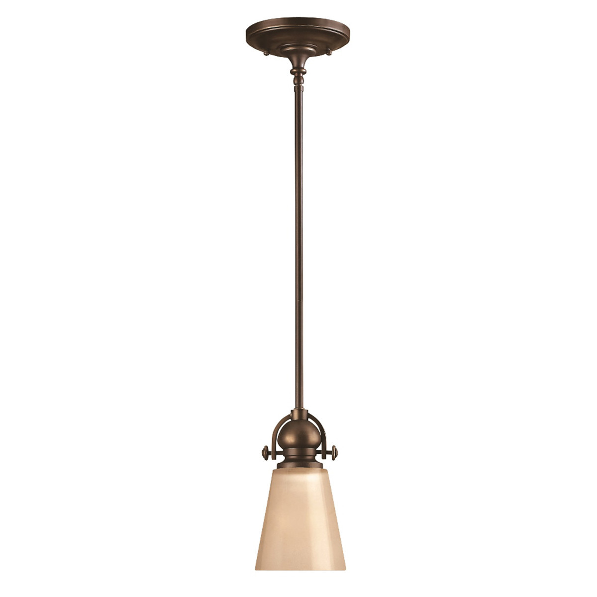 Lampa wisząca stary brąz Mayflower 1xE27x60W wym: 108x12,7x12,7 cm Hinkley