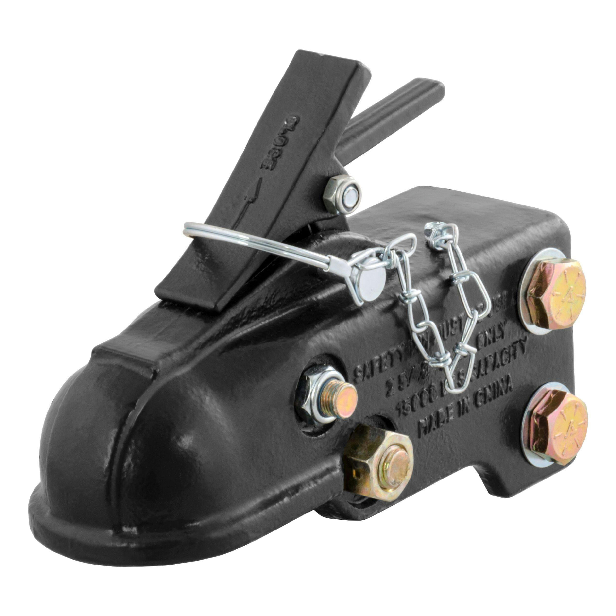 CURT 2-5/16-in Channel-Mount Coupler with Easy-Lock, 15,000-lb