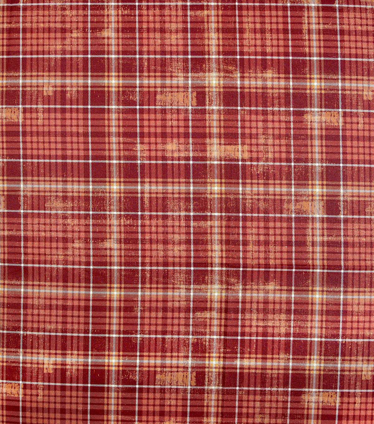 Redd Textured Plaid Cotton Fabric