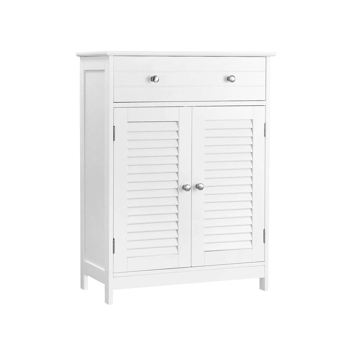 Meuble de rangement blanc mat