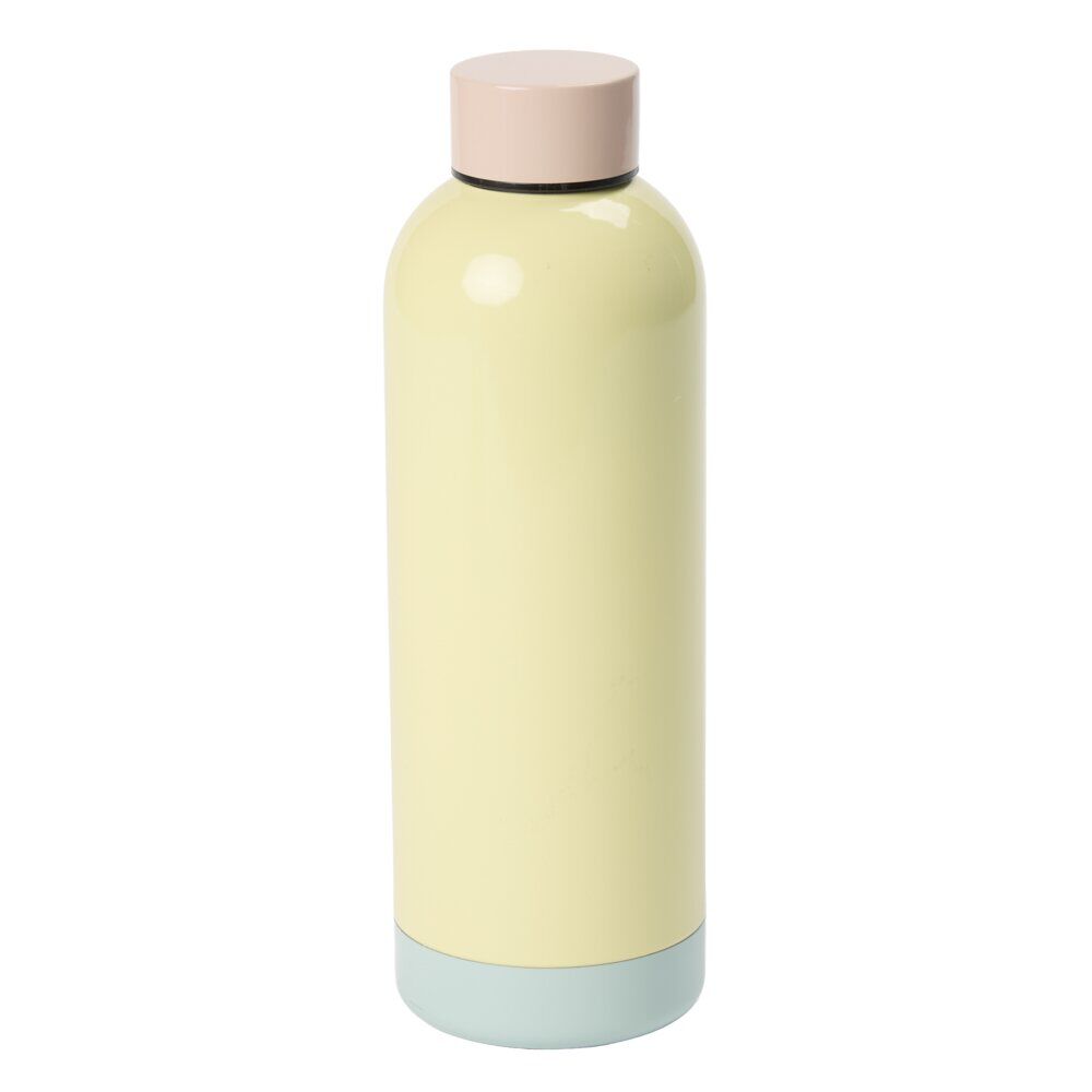 Bouteille isotherme inox 500ml uni Ø7xH22,5cm (2 modèles)