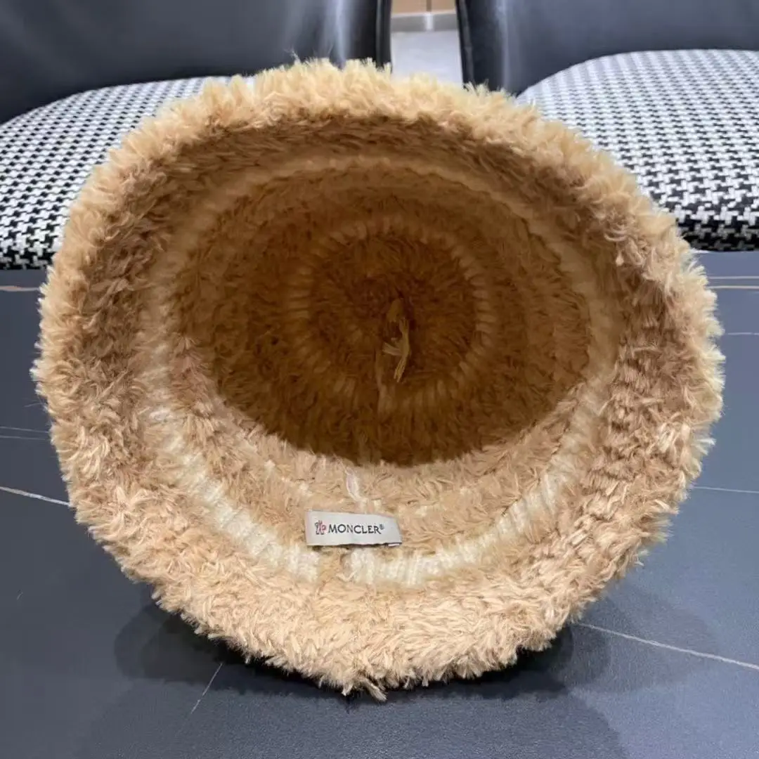 MONCLER Knitted striped bucket hat