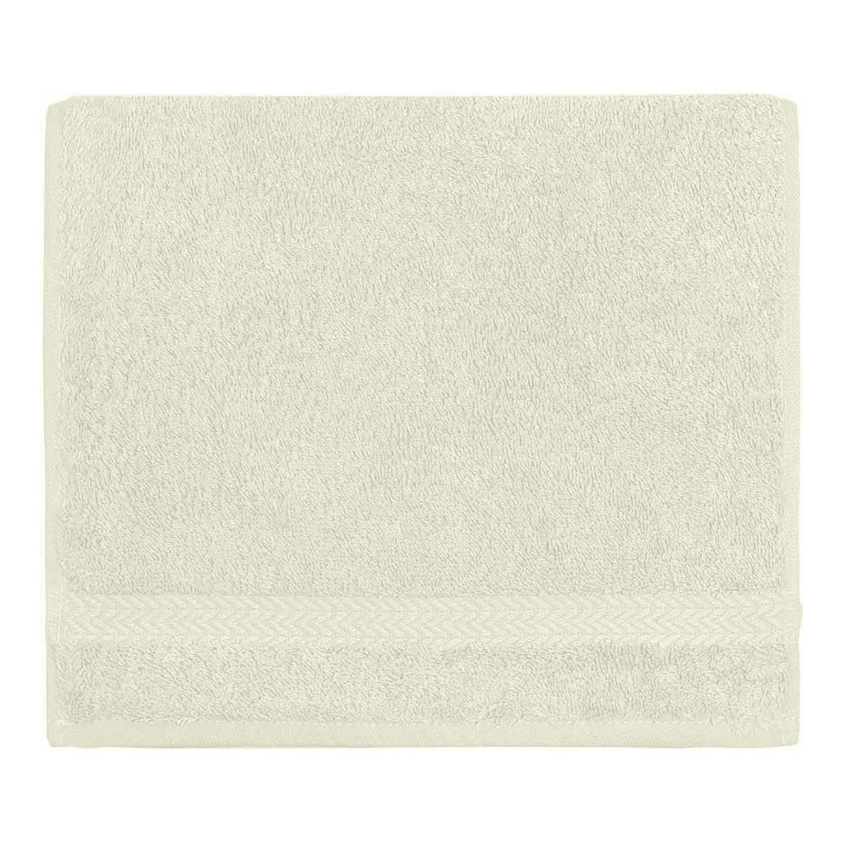 LUXURY - Lot de 3 serviettes invité 550gr/m²  ecru 30x50 cm