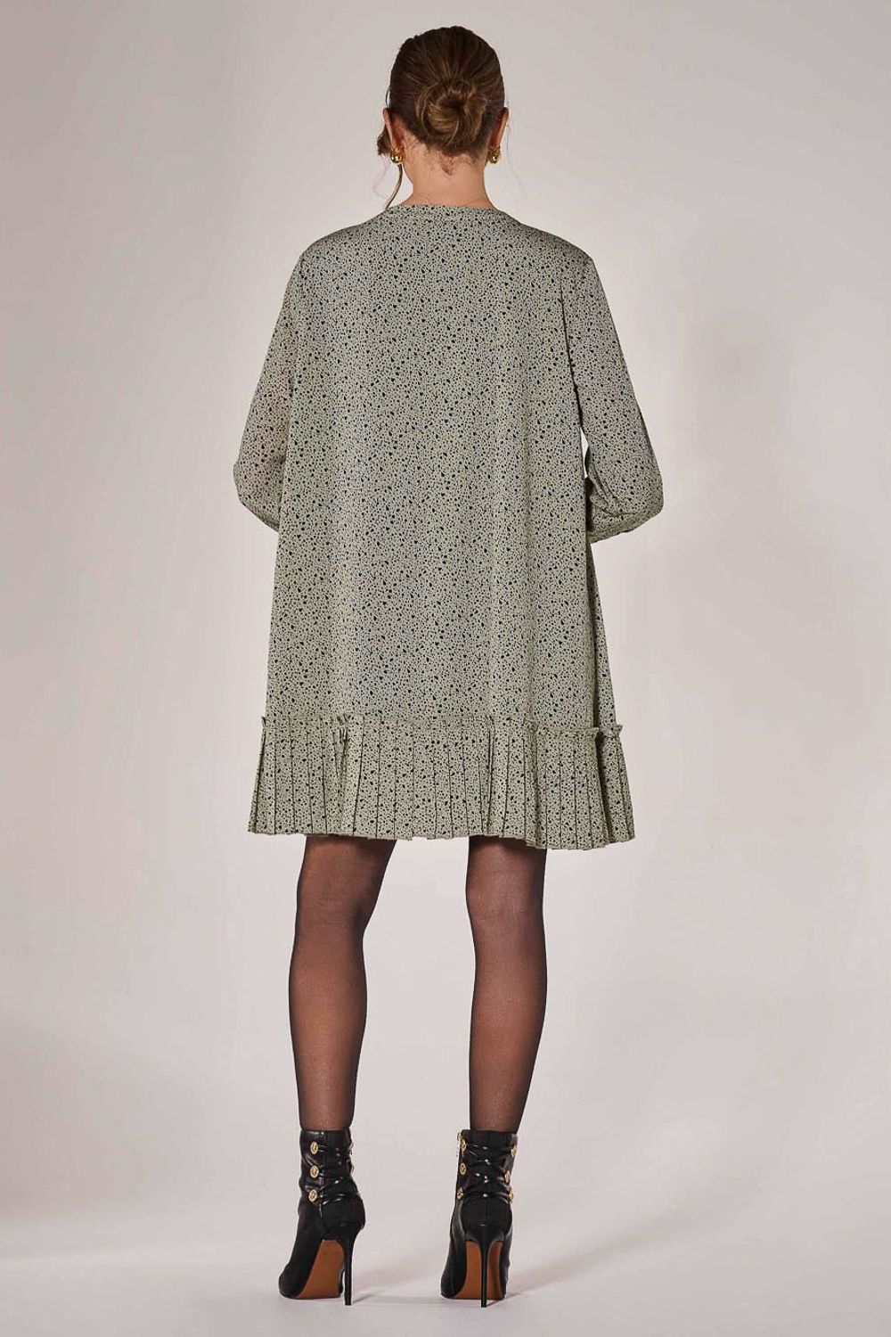 Jolie Moi Long Sleeve Shirt Dress