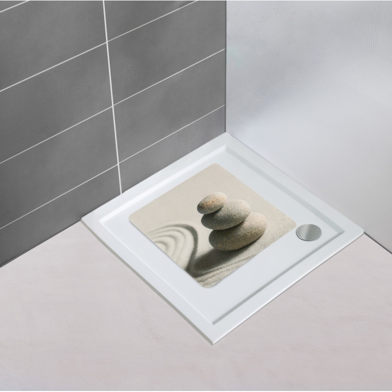 Tapis de douche Sand and Stone 54 x 54 cm WENKO