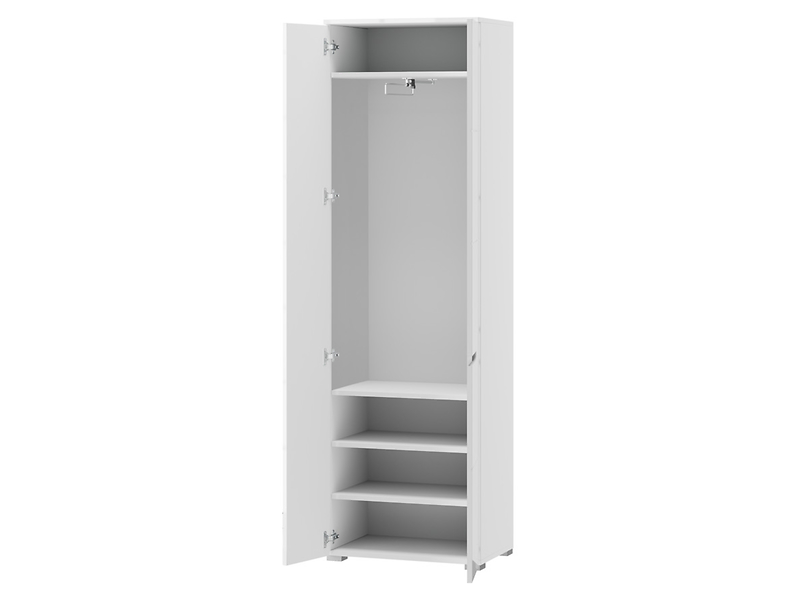 Szafa dwudrzwiowa Selene 60 cm z lustrem biała