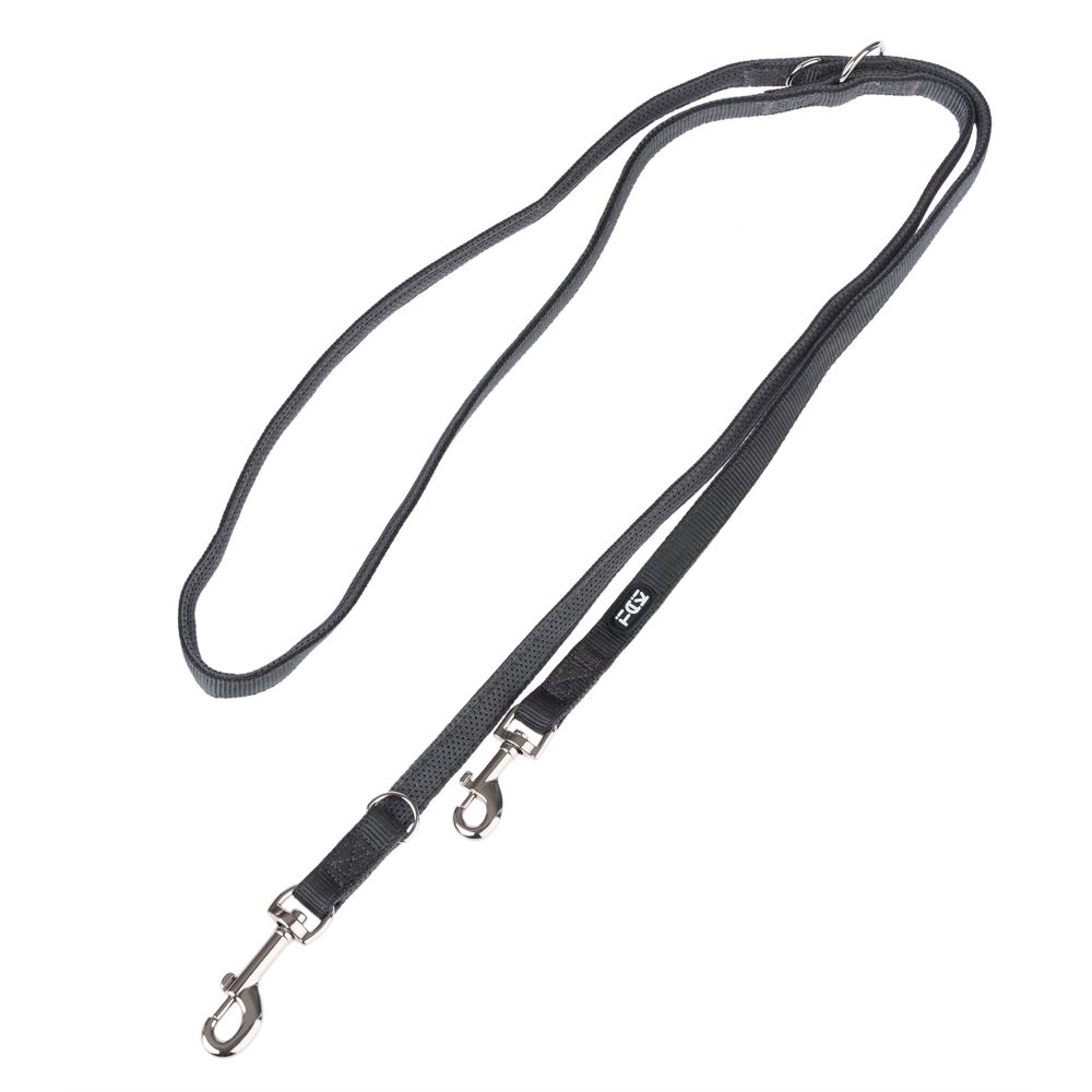 TIAKI Mesh Dog Lead - Charcoal Grey