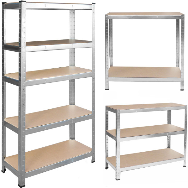 Regał metalowy magazynowy 205x120x45cm 1000kg 2w1 Humberg