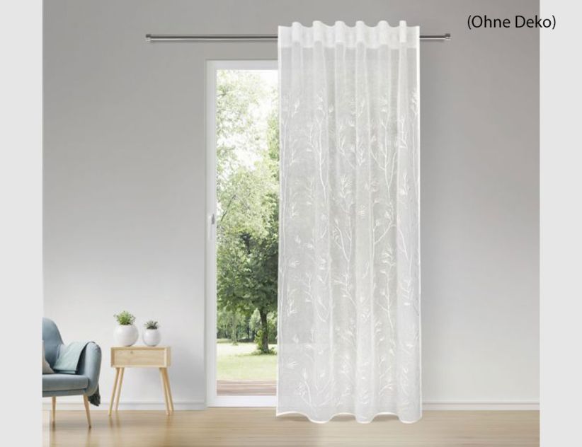 Verdeckte Schlaufe Poppy Offwhite