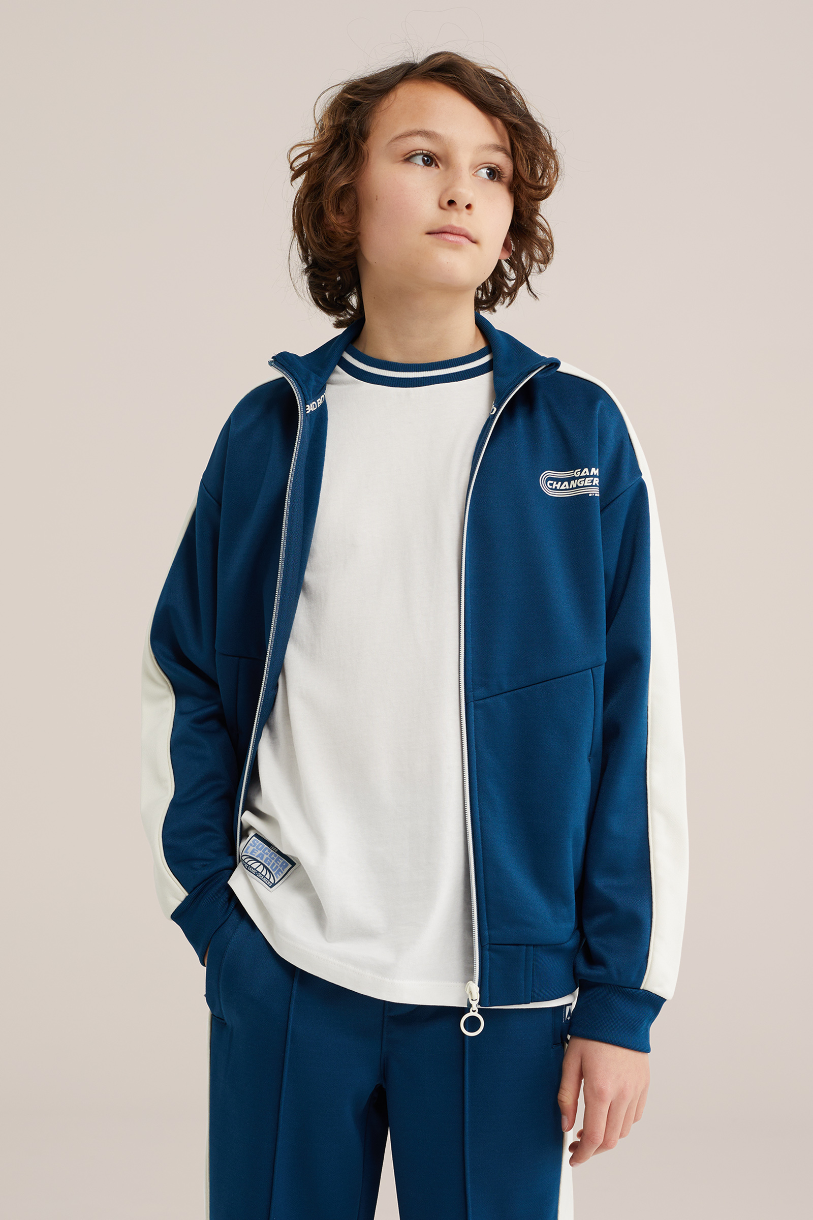 Jongens vest van technische stof