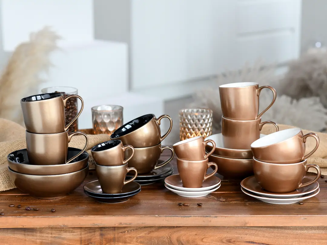 Kaffeetasse 12-teilig Golden Days