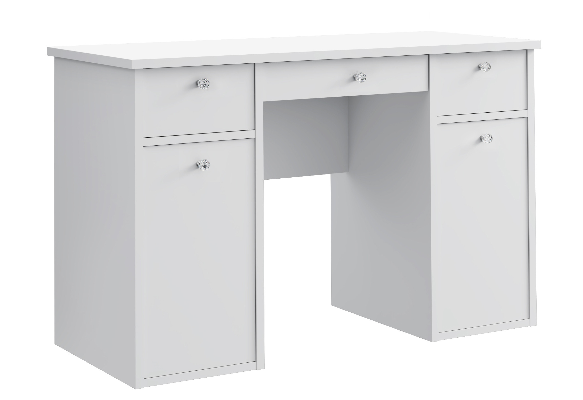 Biurko Toaletka Classic Diamond biały mat – elegancka i praktyczna