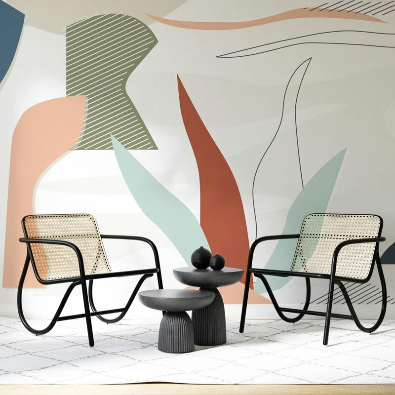 AESTHETIC ANTALYA - Papier Peint Panoramique L432xH270cm Multicolore Abstrait