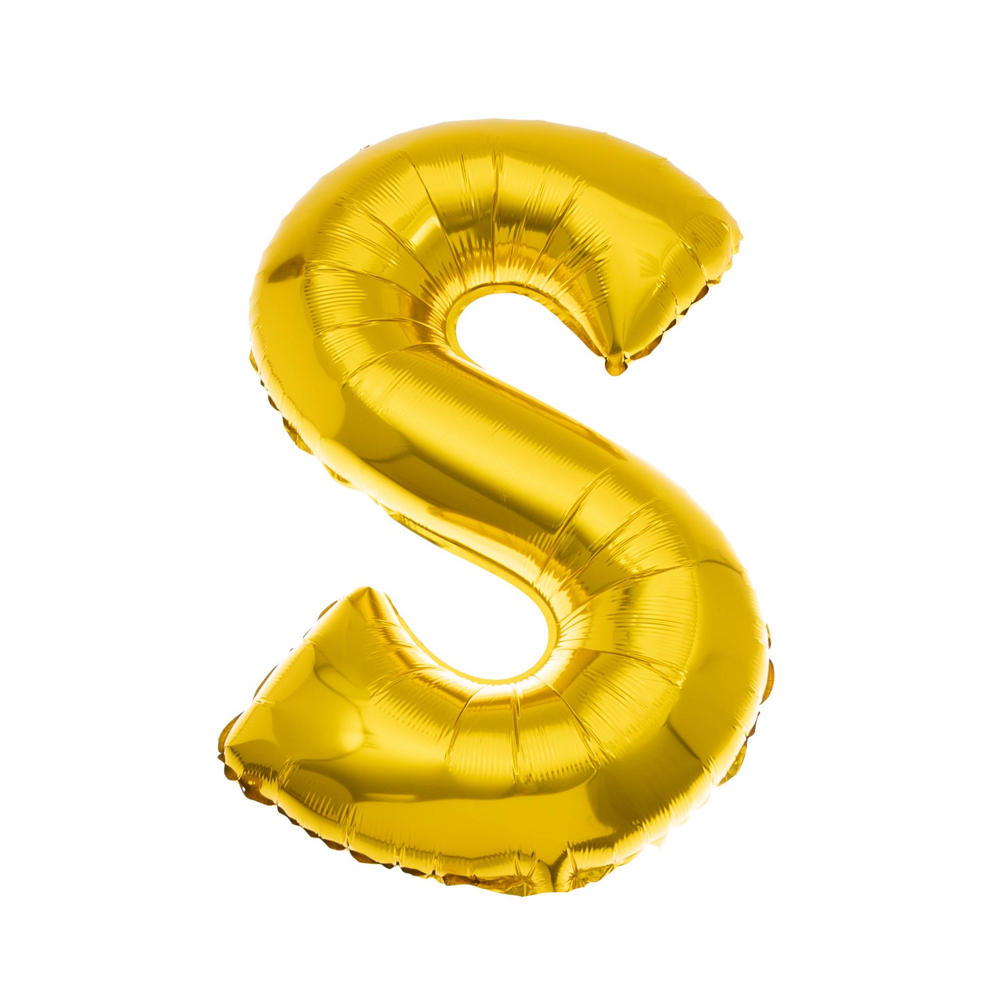 Extra Large Gold Foil Letter S Balloon